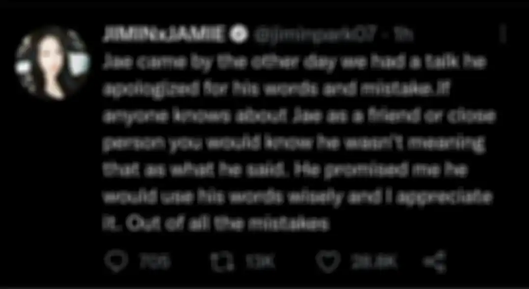 Tweet Jamie