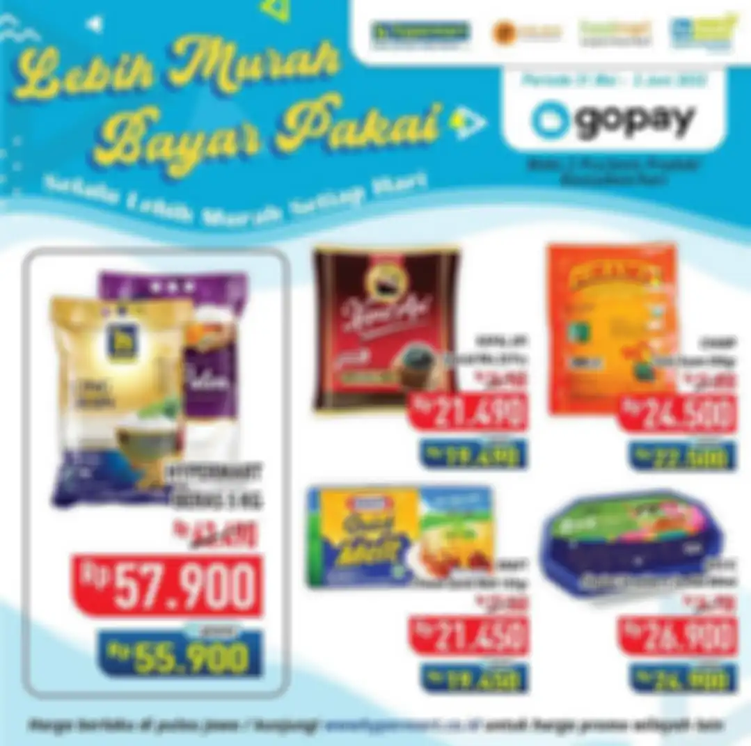 Katalog promo Gopay di Hypermart periode awal bulan Juni