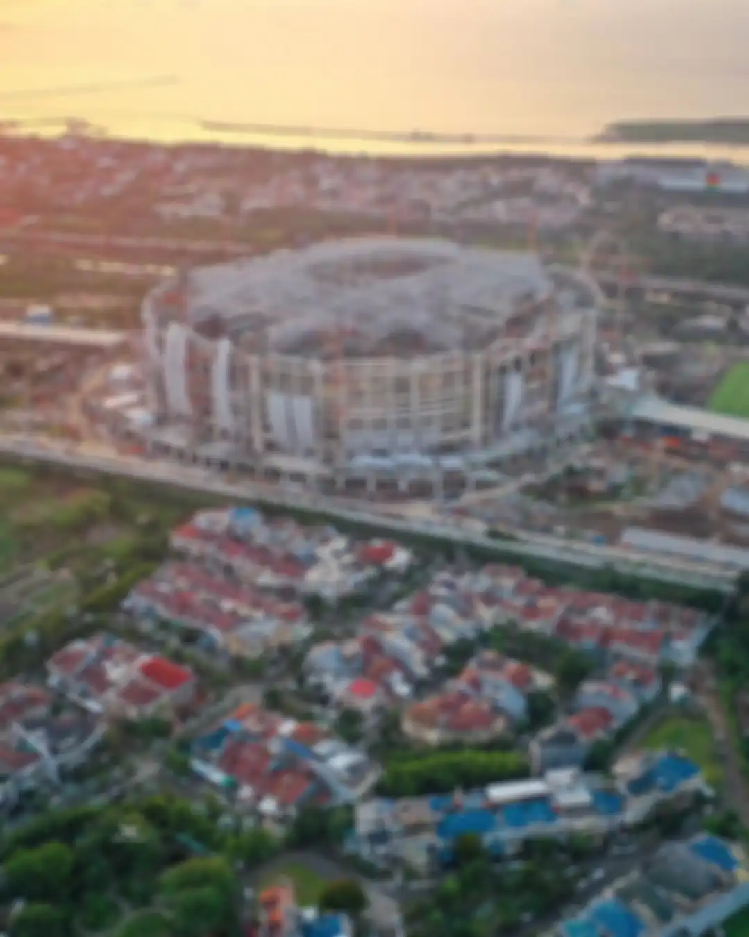 Jakarta International Stadium, salah satu megaproyek Gubernur DKI Jakarta Anies Baswedan yang menjadi sorotan. 