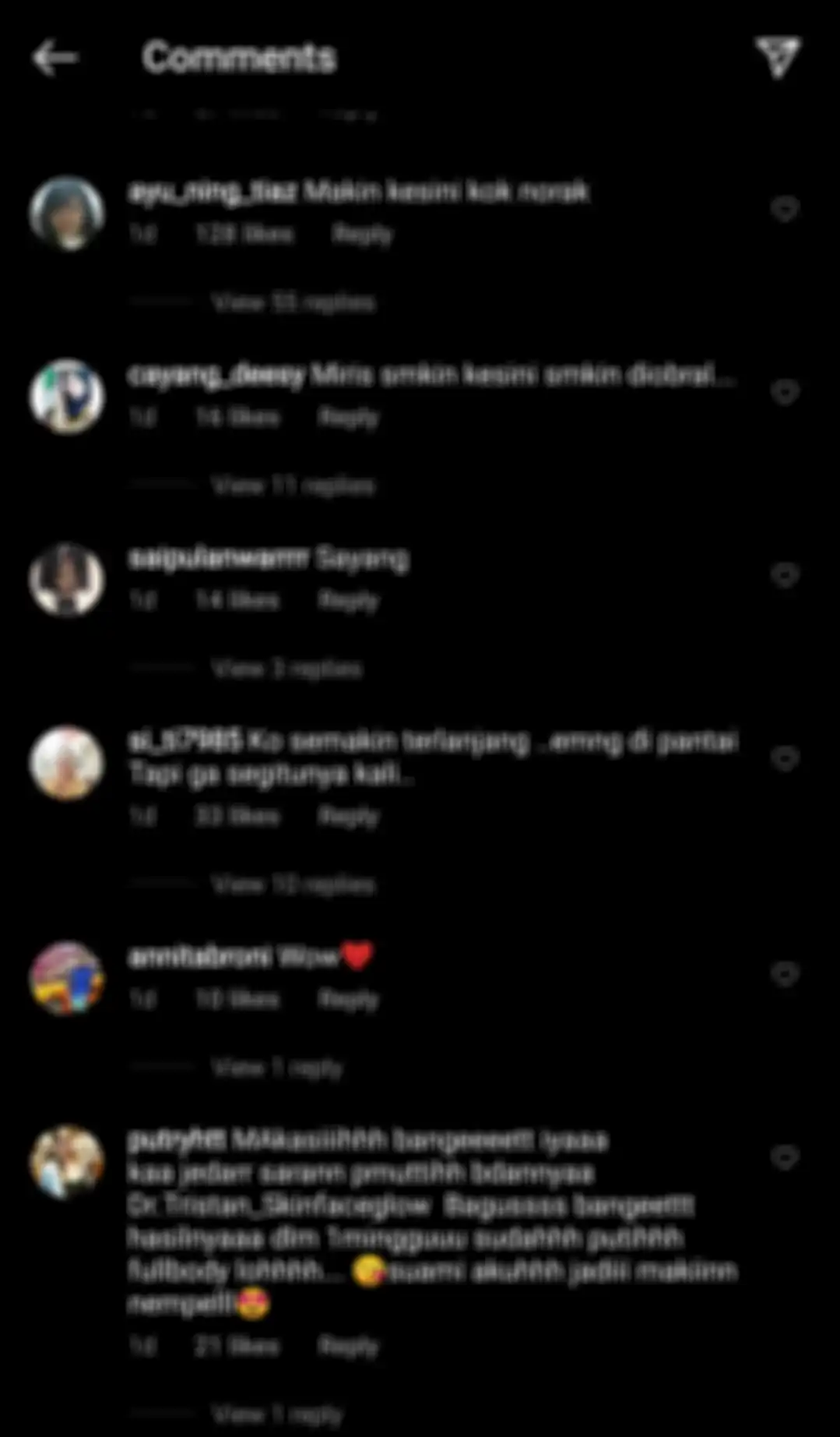 Komentar netizen di unggahan Jessica Iskandar