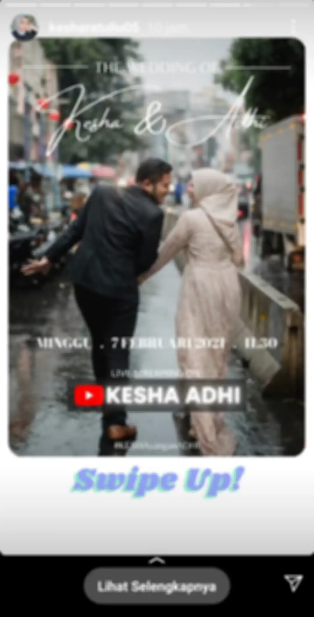Kesha Ratuliu dan Adhi Permana akan menikah hari Minggu (7/2/2021).
