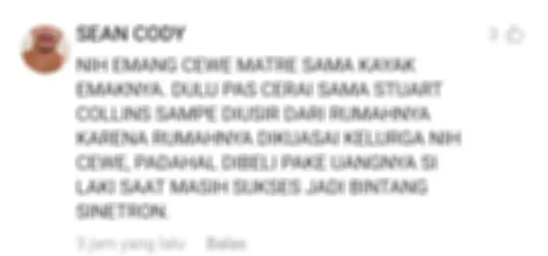 pernyataan seorang netizen tentang Risty Tagor