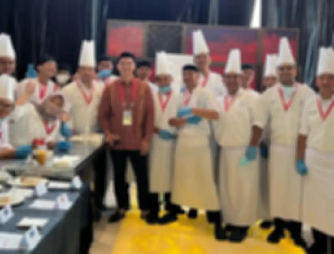 Chef Arnold menjadi juru masak pada Gala dinner KTT G20