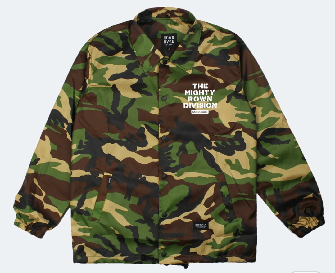 Coach Jaket Camo Rown Division