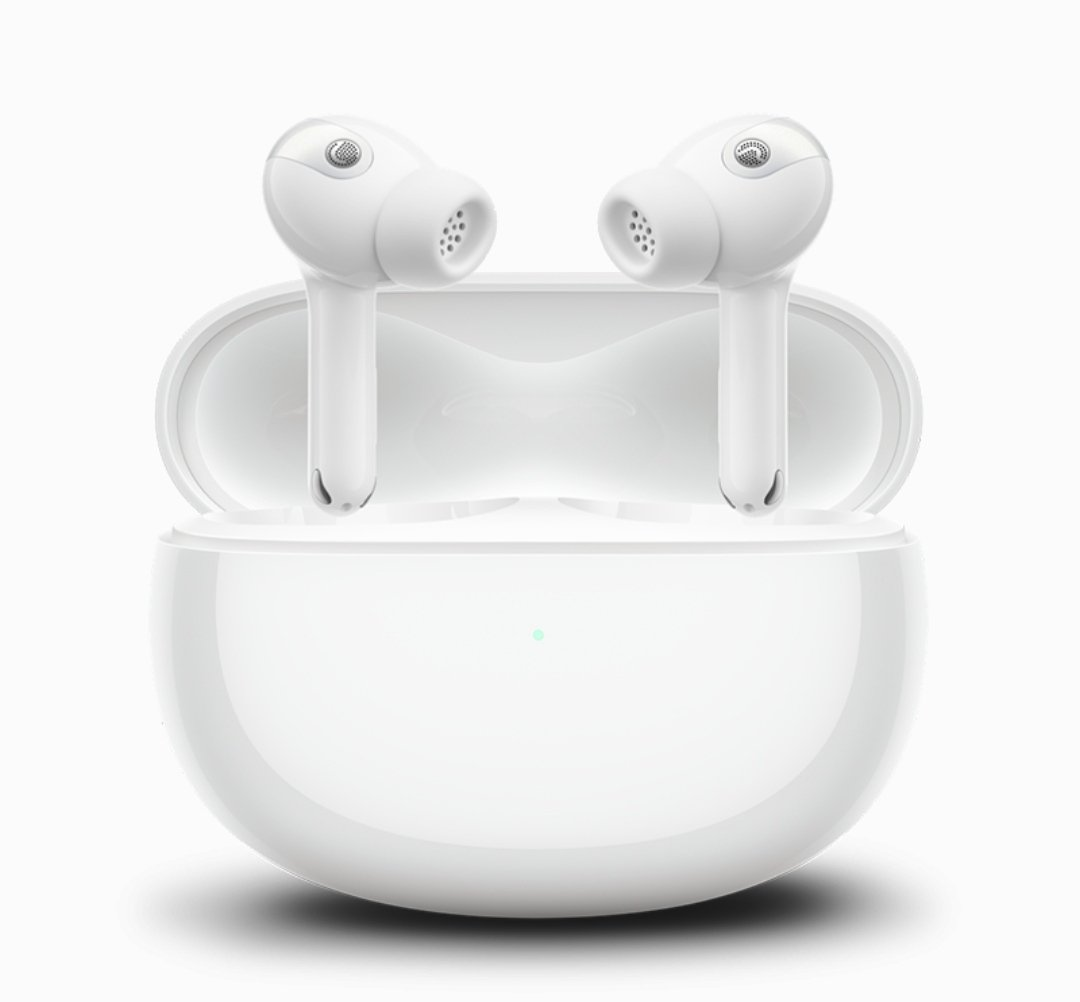 Xiaomi True Wirless Noise Cancelling Headphone 3 Pro warna Streamer White.
