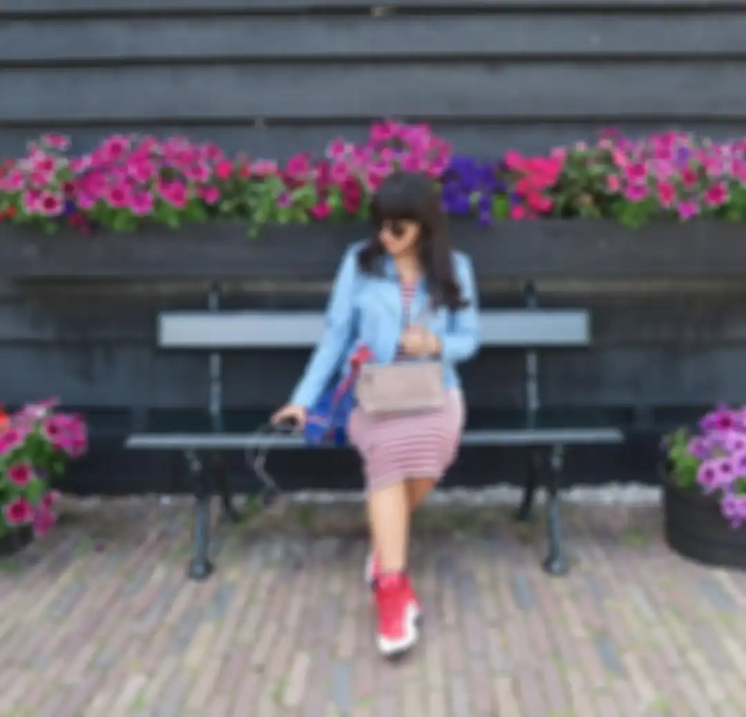 Leather jacket dan dress