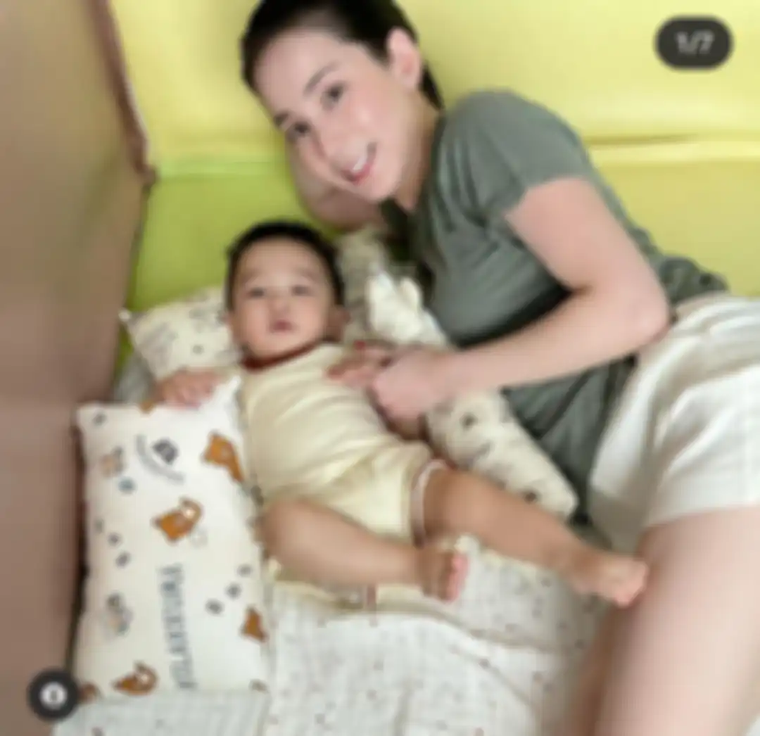 Jill Gladys dan buah hatinya