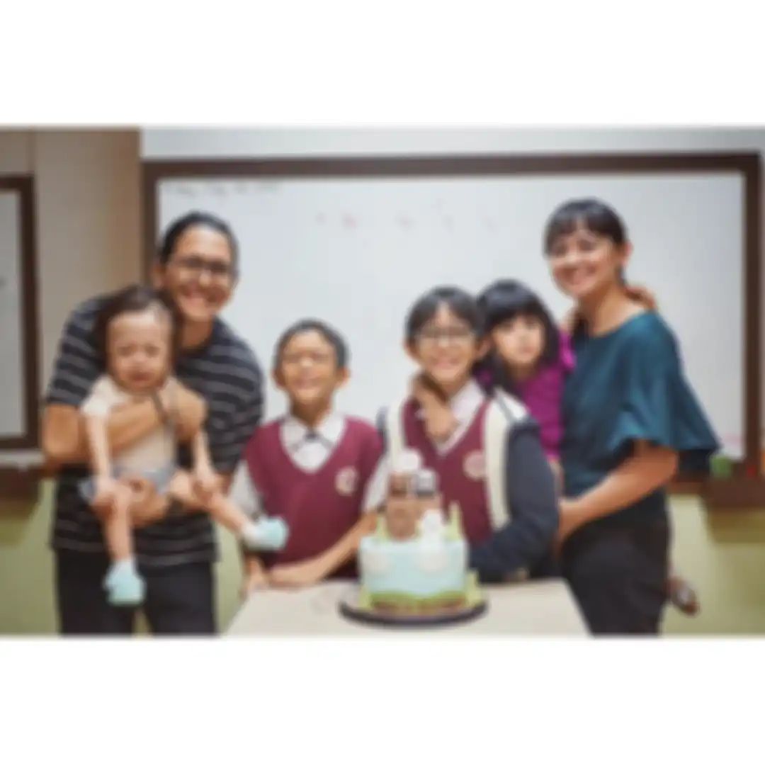 Joanna dan keluarganya
