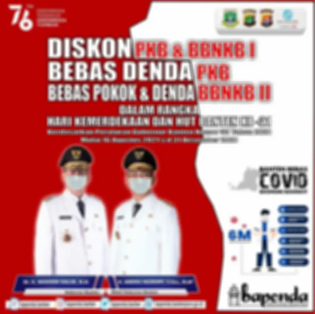 Penerapan diskon pajak kendaraan sampai bebas denda pajak di Banten.