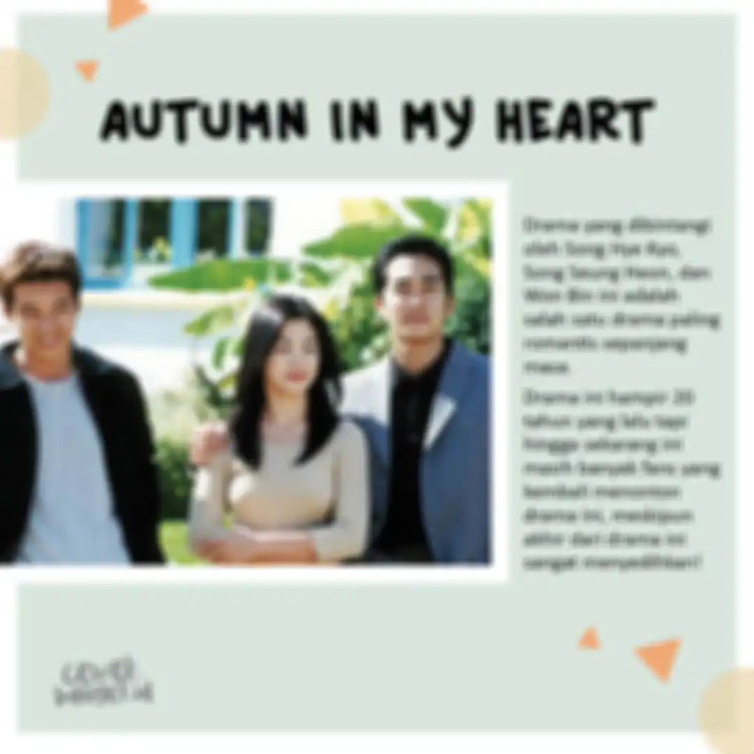 Autumn in My Heart