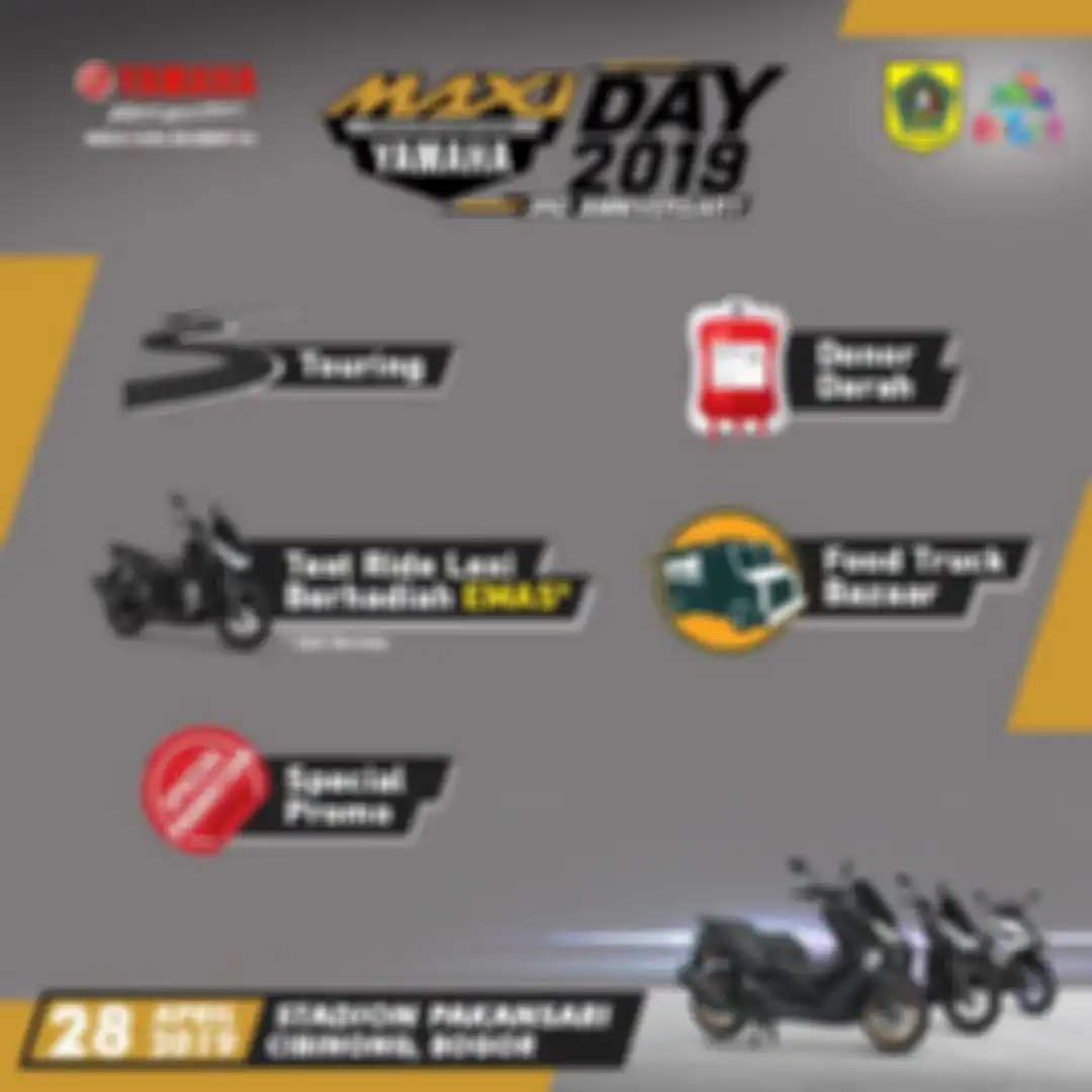 Berbagai acara yang akan hadir di acara MAXI Yamaha Day 2019