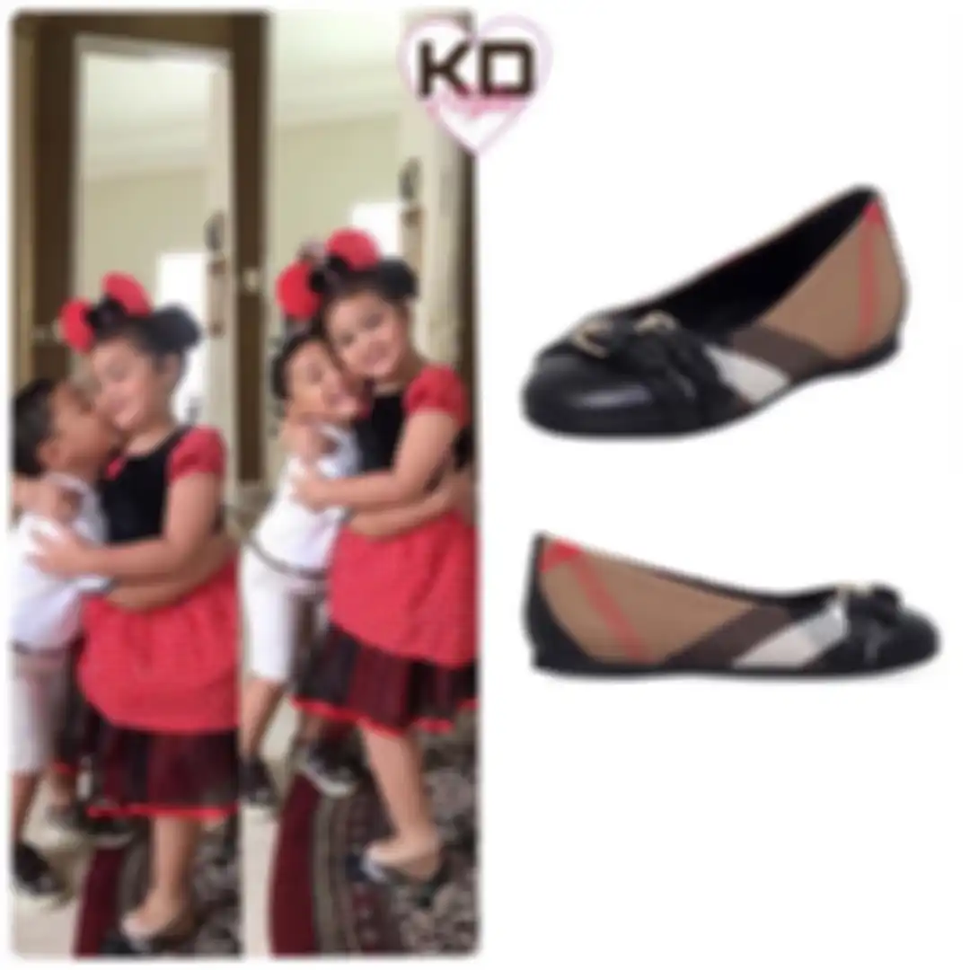 Koleksi Sepatu Amora Lemos Anak Krisdayanti - Burberry Westbourne Canvas and Leather