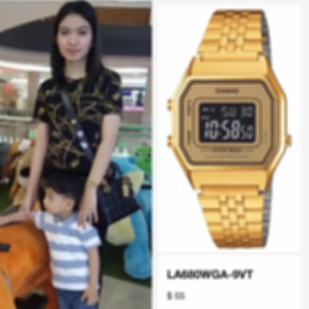 Selvi Ananda saat pakai jam tangan murah