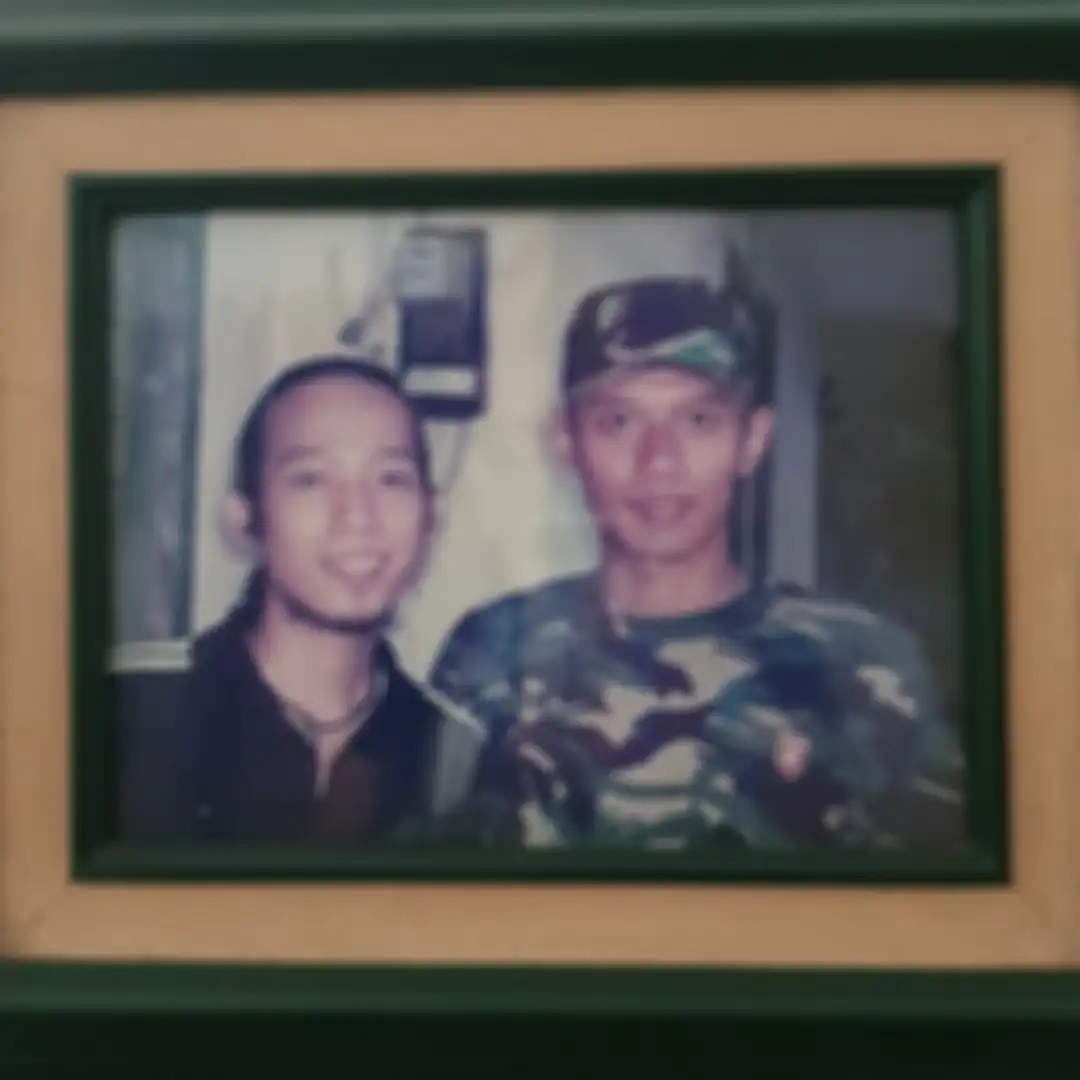 Potret lawas Denny Cagur bersama Agus Harimurti Yudhoyono (AHY)