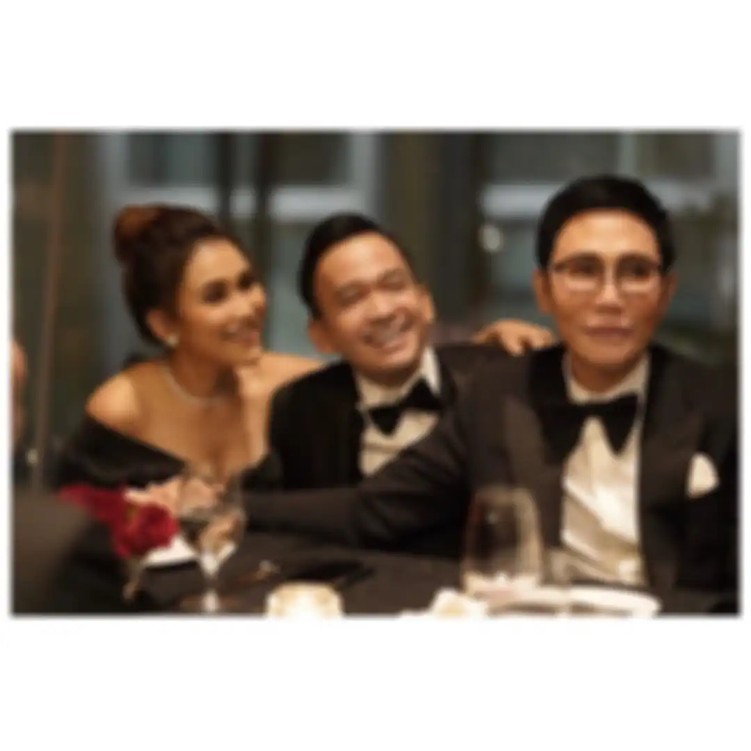 Ayu Ting Ting bersama Ruben Onsu dan Bos TV, Otis Hahijary
