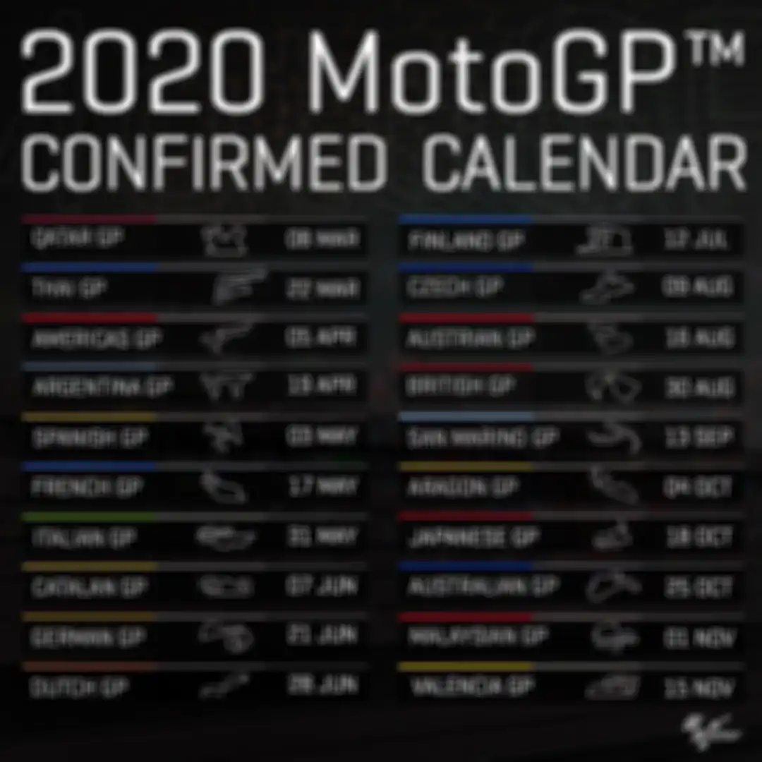 Jadwal MotoGP 2020.