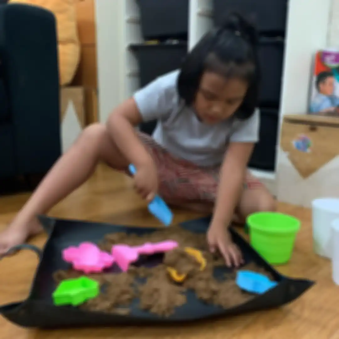 Anak kedua Anji, Sigra kemasukan larva cacing tambang saat bermain pasir