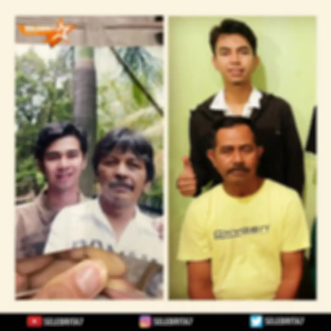 Foto ayah Raffi Ahmad dan Dimas Ramadhan yang ternyata juga mirip