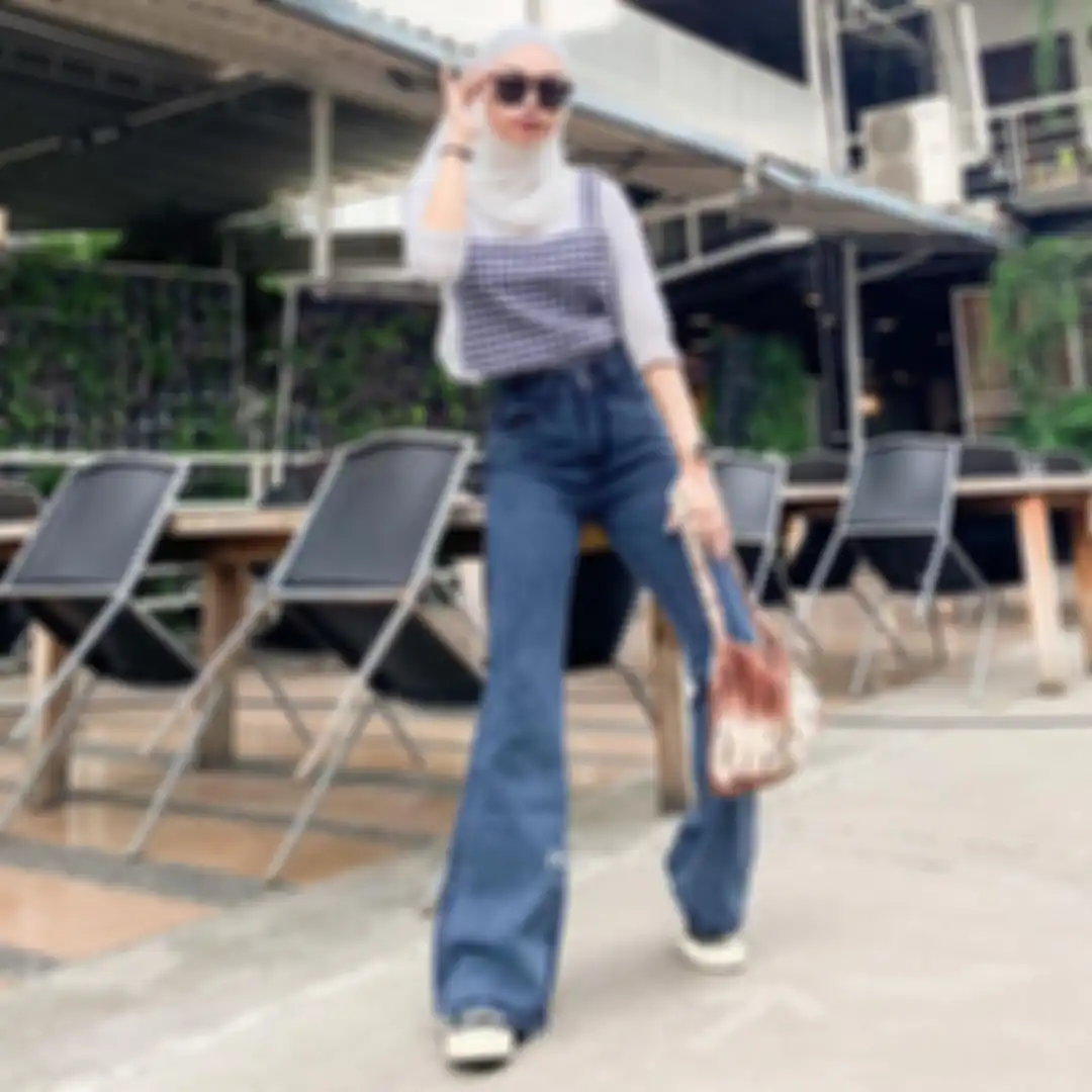 Tips pakai celana cutbray buat hijabers
