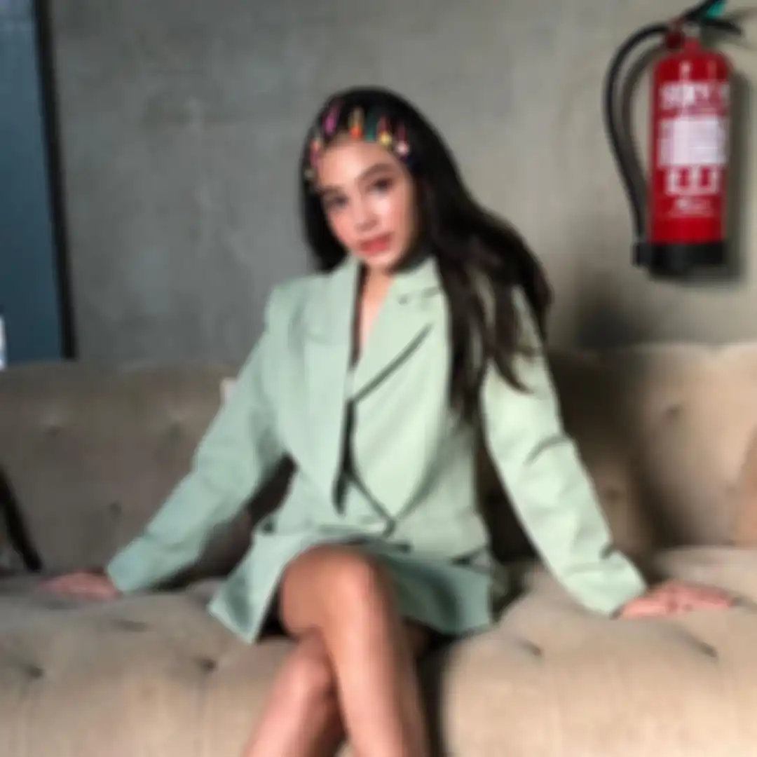 Foto Lea Ciarachel, artis 15 tahun yang memberi reaksi tak terduga usai adegan ranjangnya di Suara Hati Istri picu kontroversi.