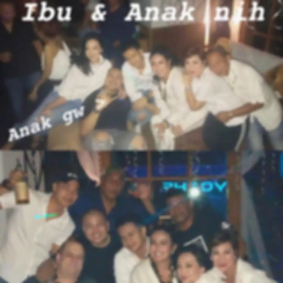 Jennifer Jill saat berpesta bersama anaknya dan teman-temannya. Jennifer Jill mengaku sudah memakai narkoba sejak tahun 2017. 