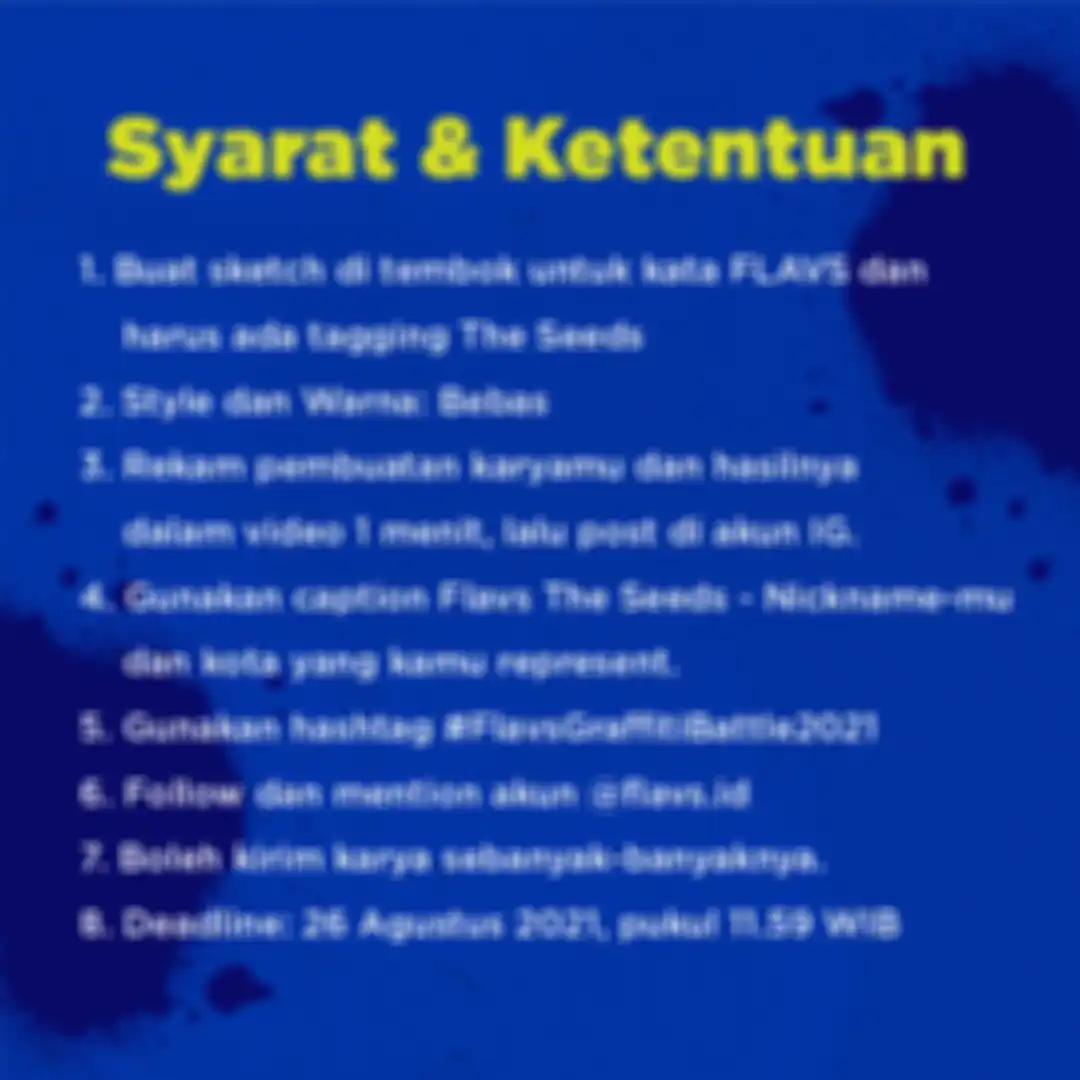 FLAVS 2021 Gelar Virtual Graffiti Battle