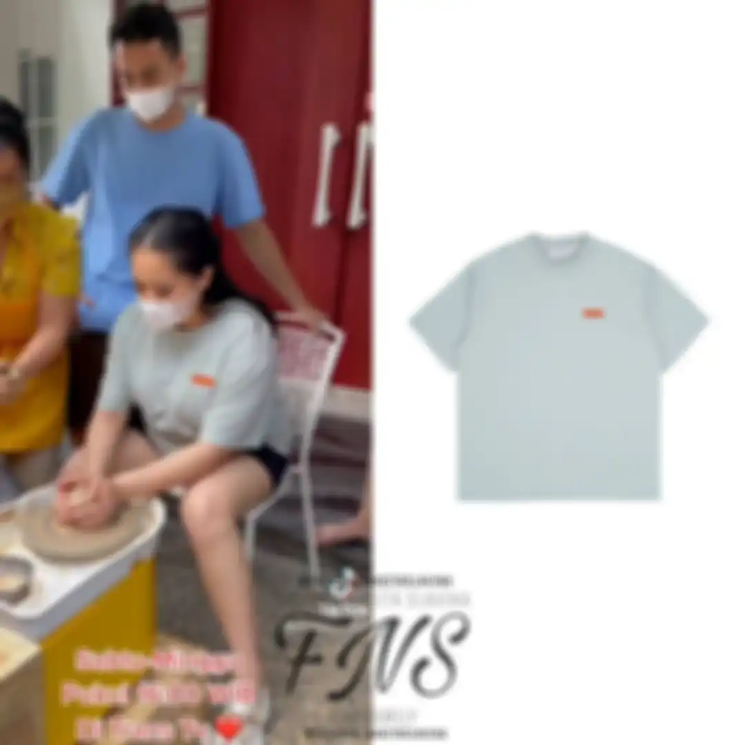 Gaya Nagita Slavina pakai t-shirt Cherish