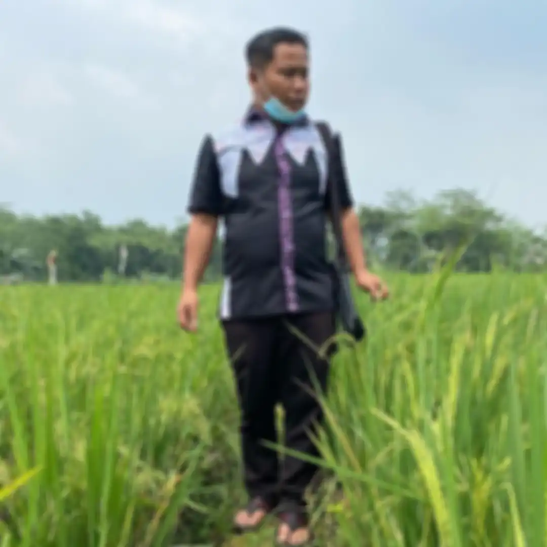 Narji Cagur mencuri perhatian lewat foto panen kebun miliknya di Pekalongan, Jawa Tengah.