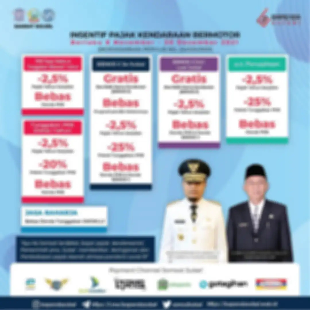 Insentif pajak kendaraan bermotor di Sulsel, salah satunya gratis BBNKB II.