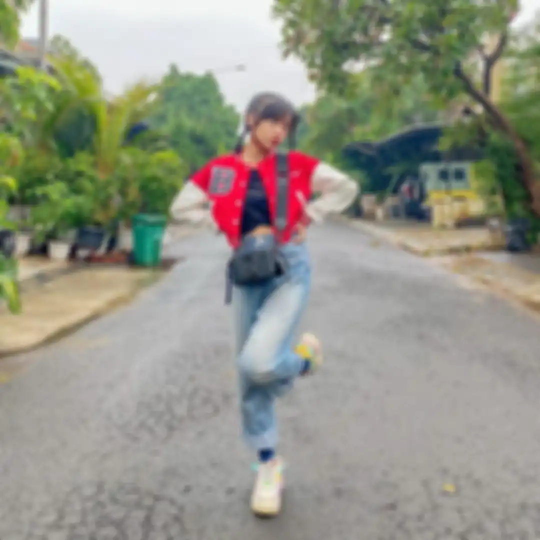 OOTD Fuji An pakai crop top.