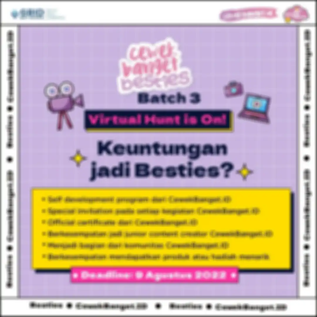 CewekBanget Besties Batch 3