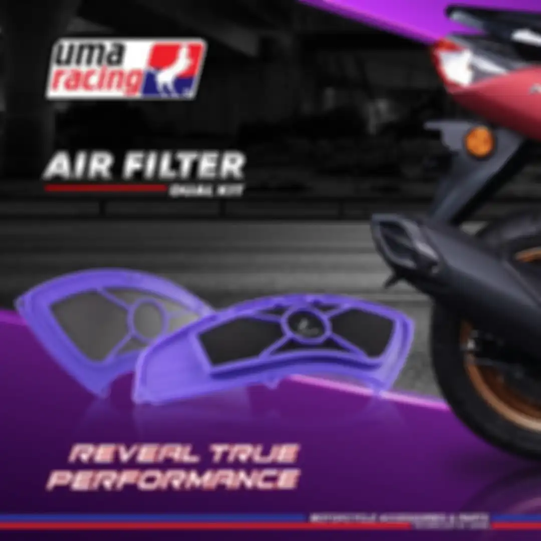 Air Filter Dual Kit Uma Racing untuk Yamaha NMAX