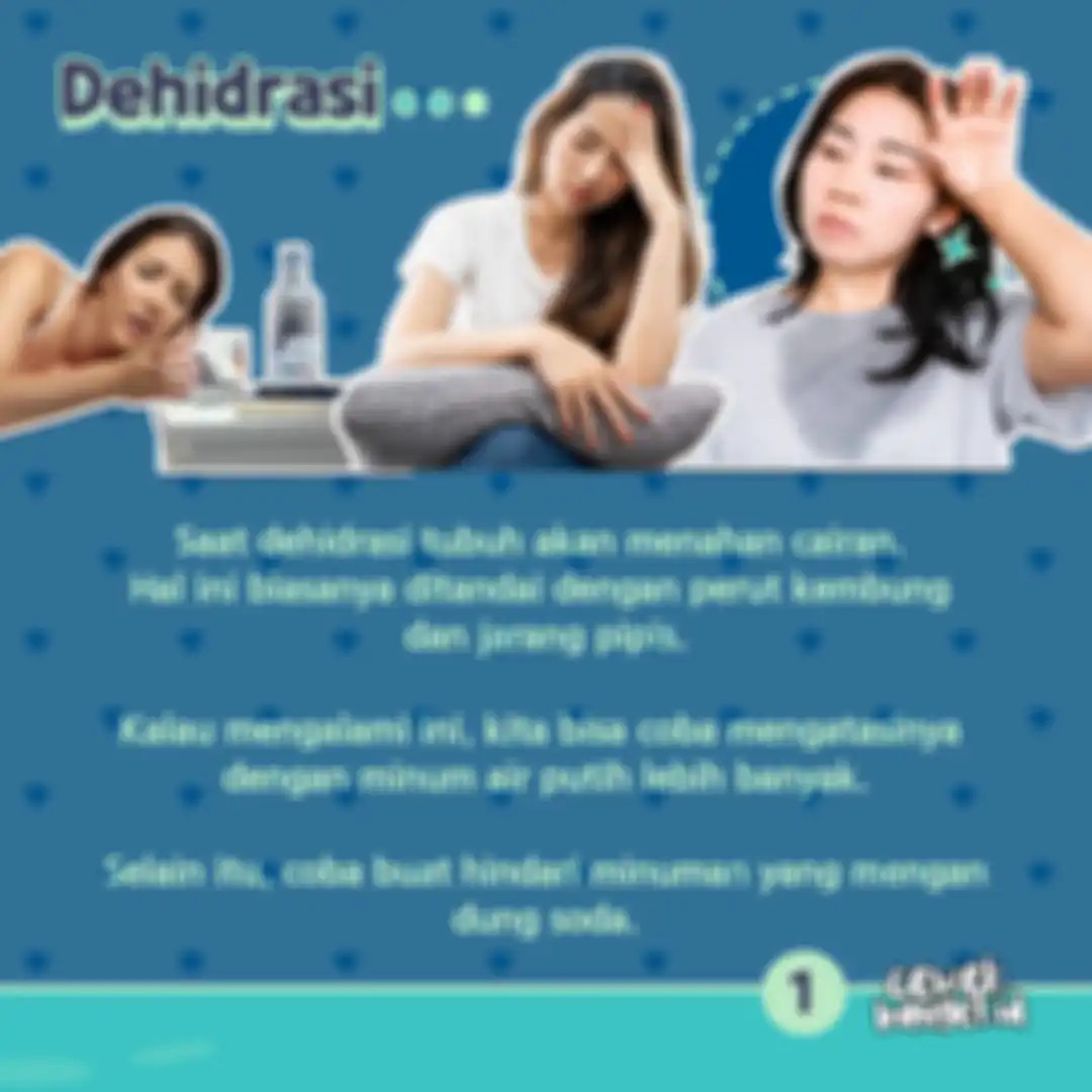 Dehidrasi perut kembung
