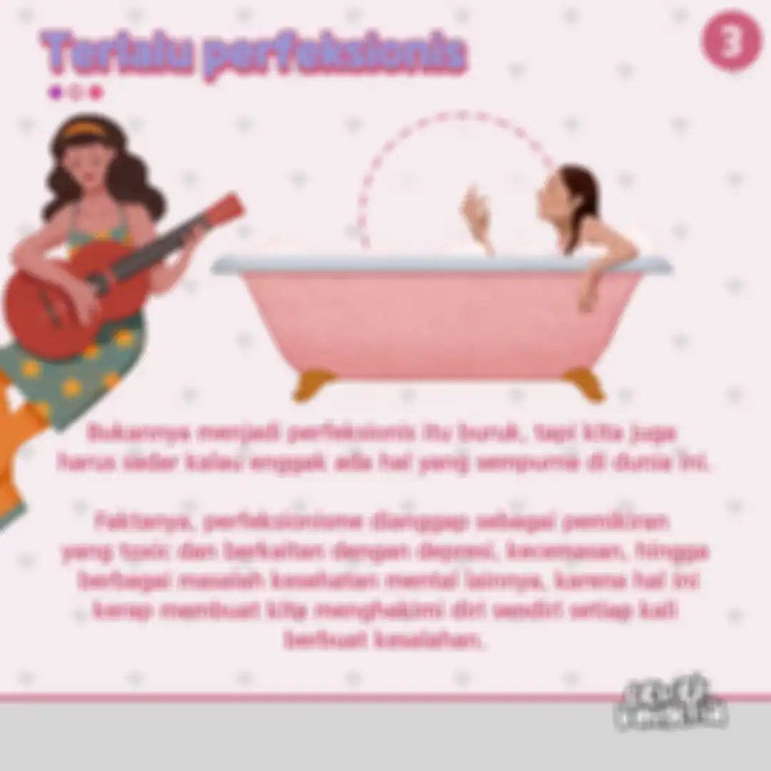 Terlalu perfeksionis itu kebiasaan toxic