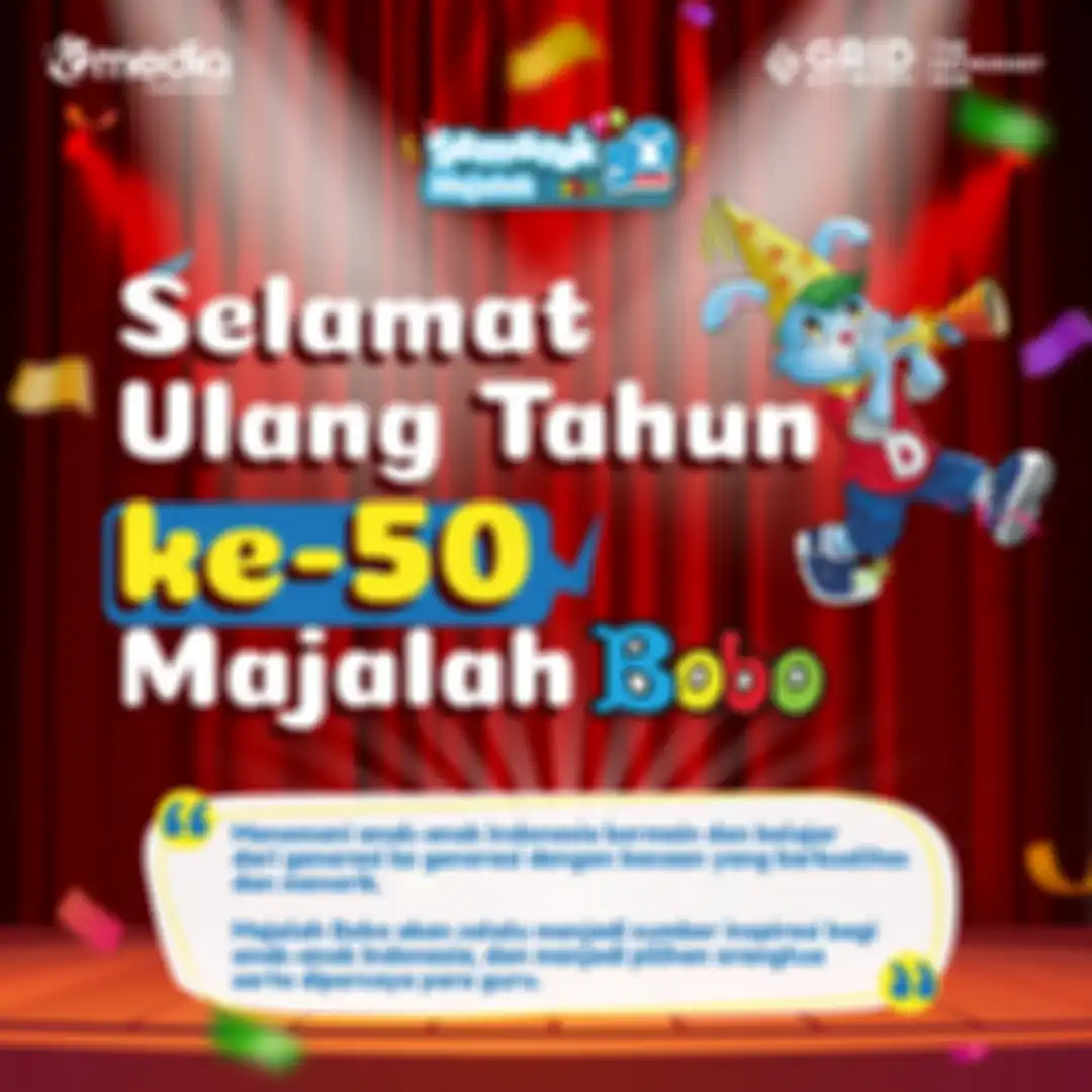 HUT 50 tahun Majalah Bobo