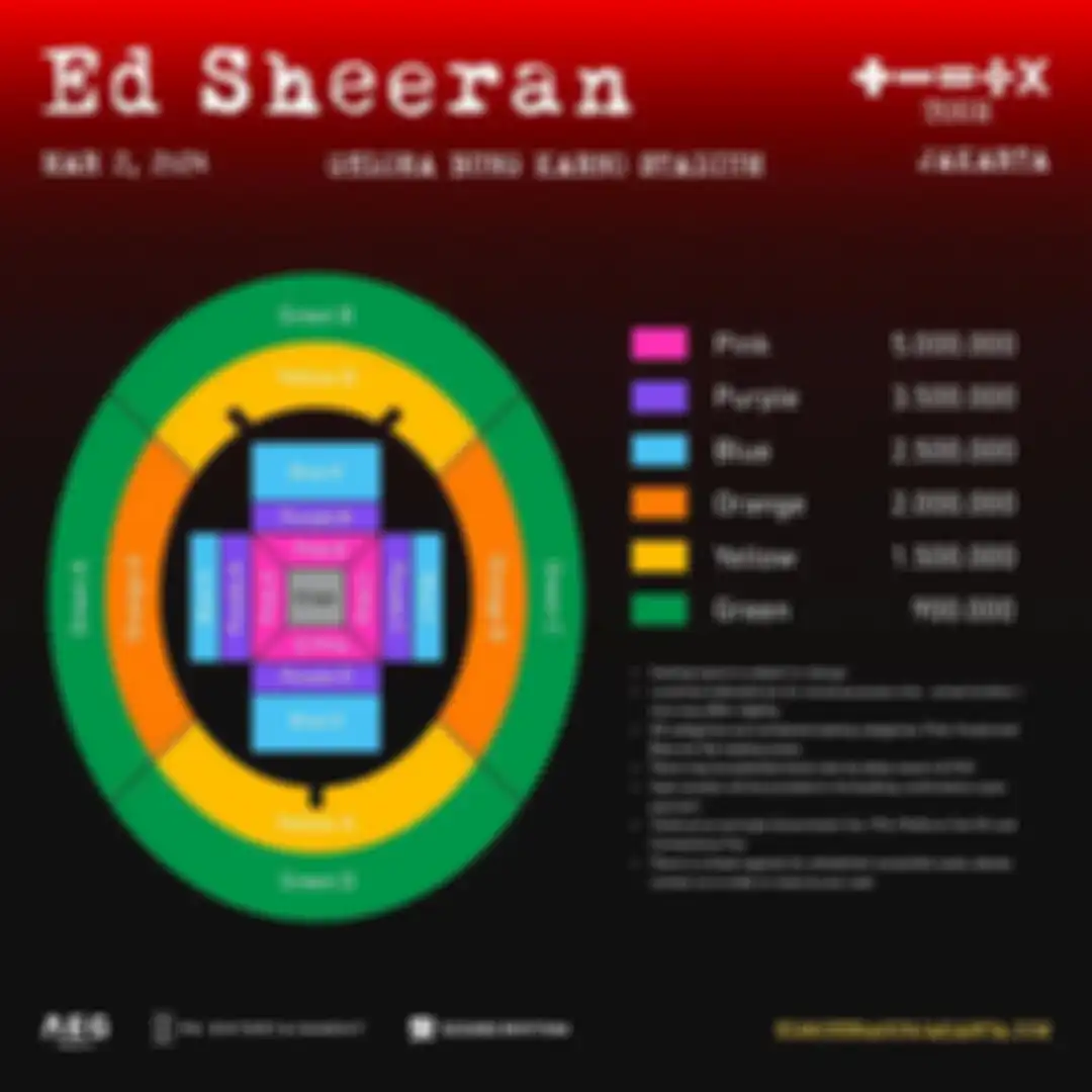 Konser Ed Sheeran di Jakarta