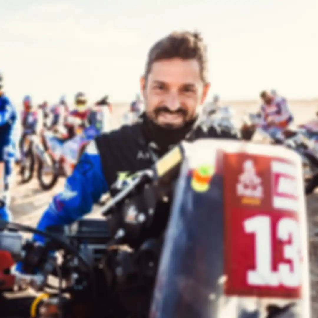 Sosok Carles Falcon yang meninggal di Reli Dakar 2024. 