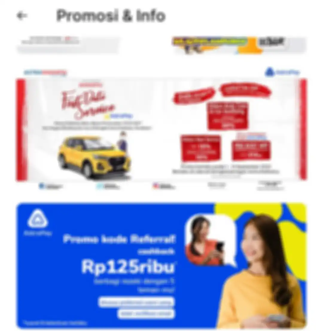 Promo kode referral di AstraPay untuk mendapatkan uang Rp 125 ribu.