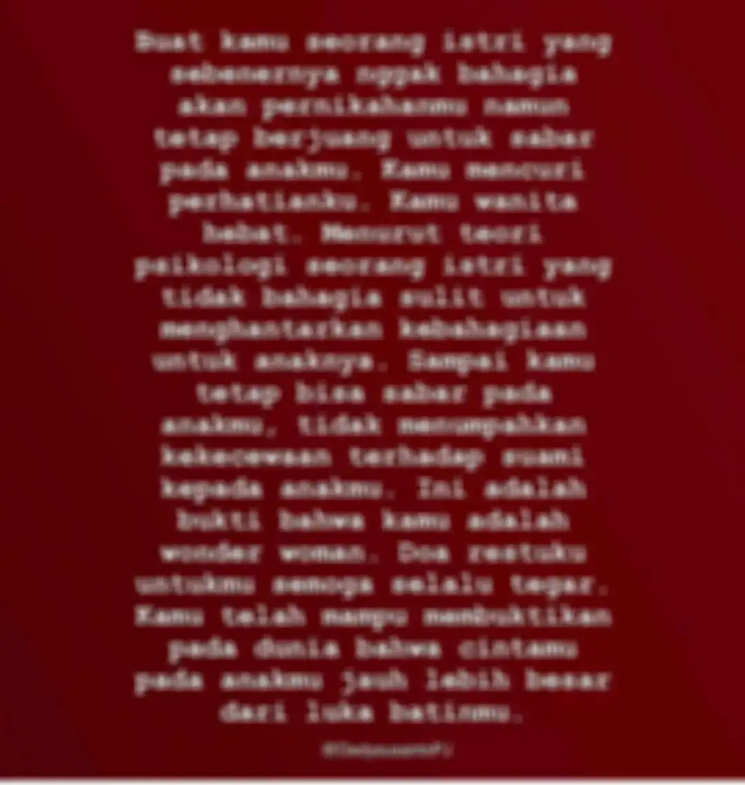 Postingan Nadya Almira soal istri-istri yang tengah berjuang mepertahankan pernikahannya meski tak bahagia