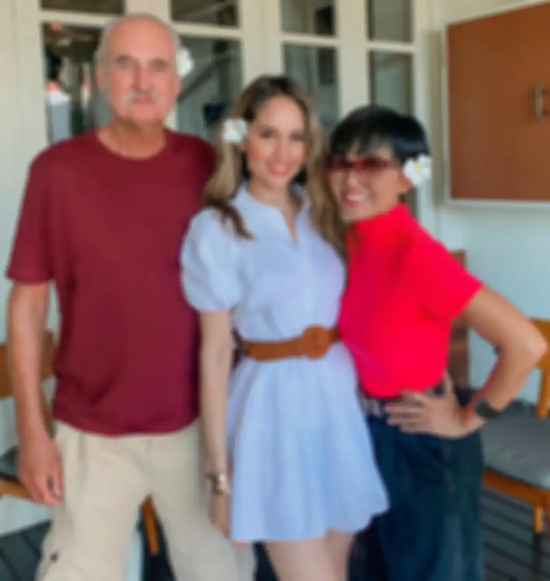 Cinta Laura mengaku sangat bersyukur karena dapat merayakan Idulfitri bersama keluarganya