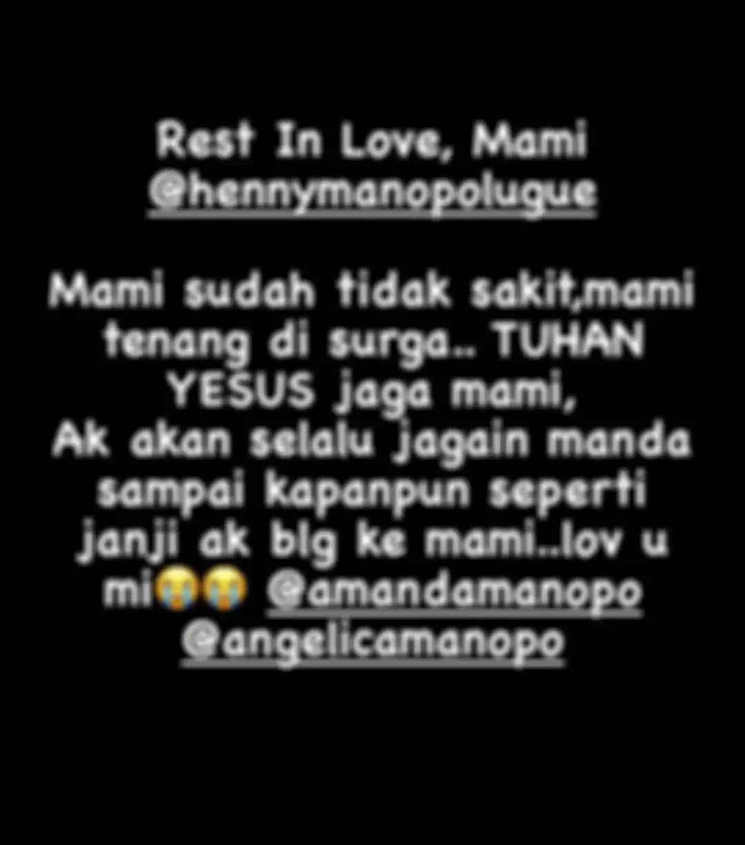 Unggahan asisten Amanda Manopo