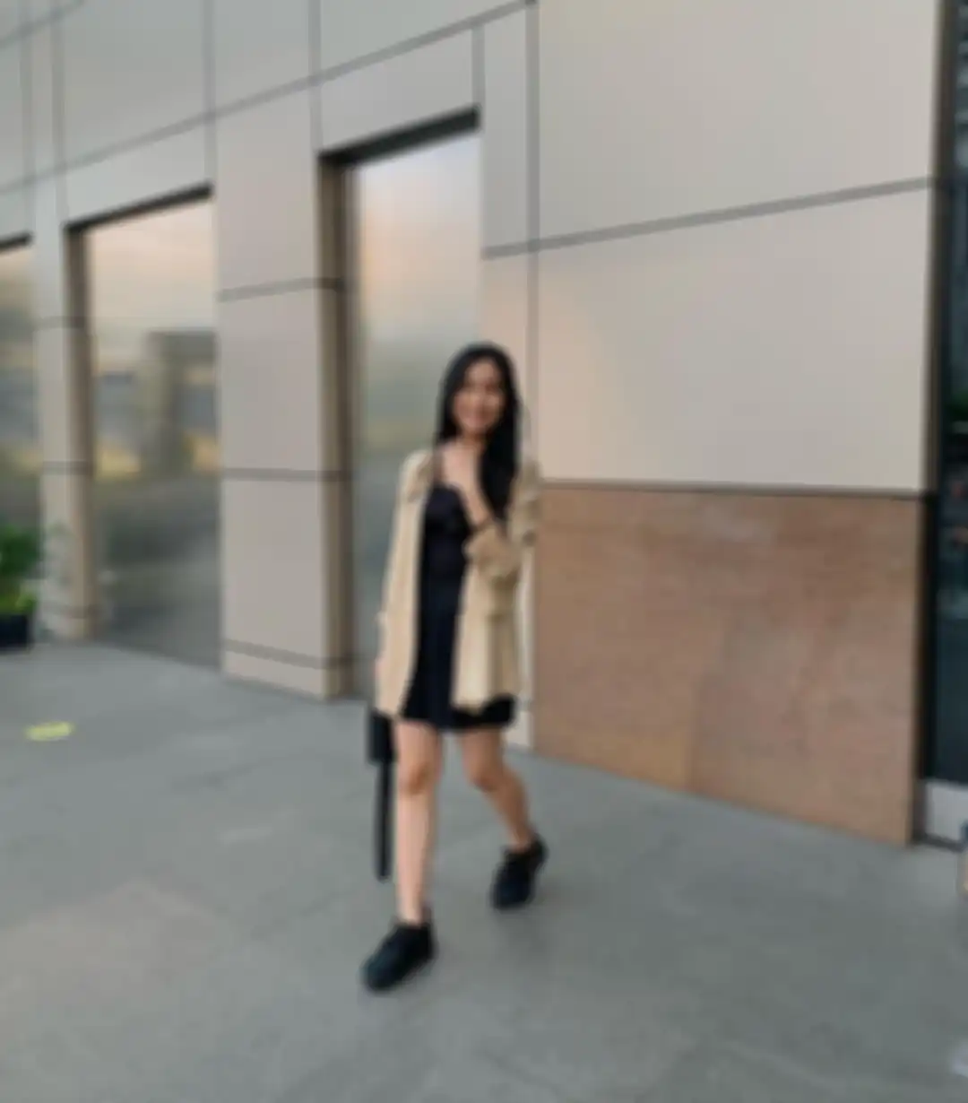 OOTD Nadiya Rawil tampil dengan blazer