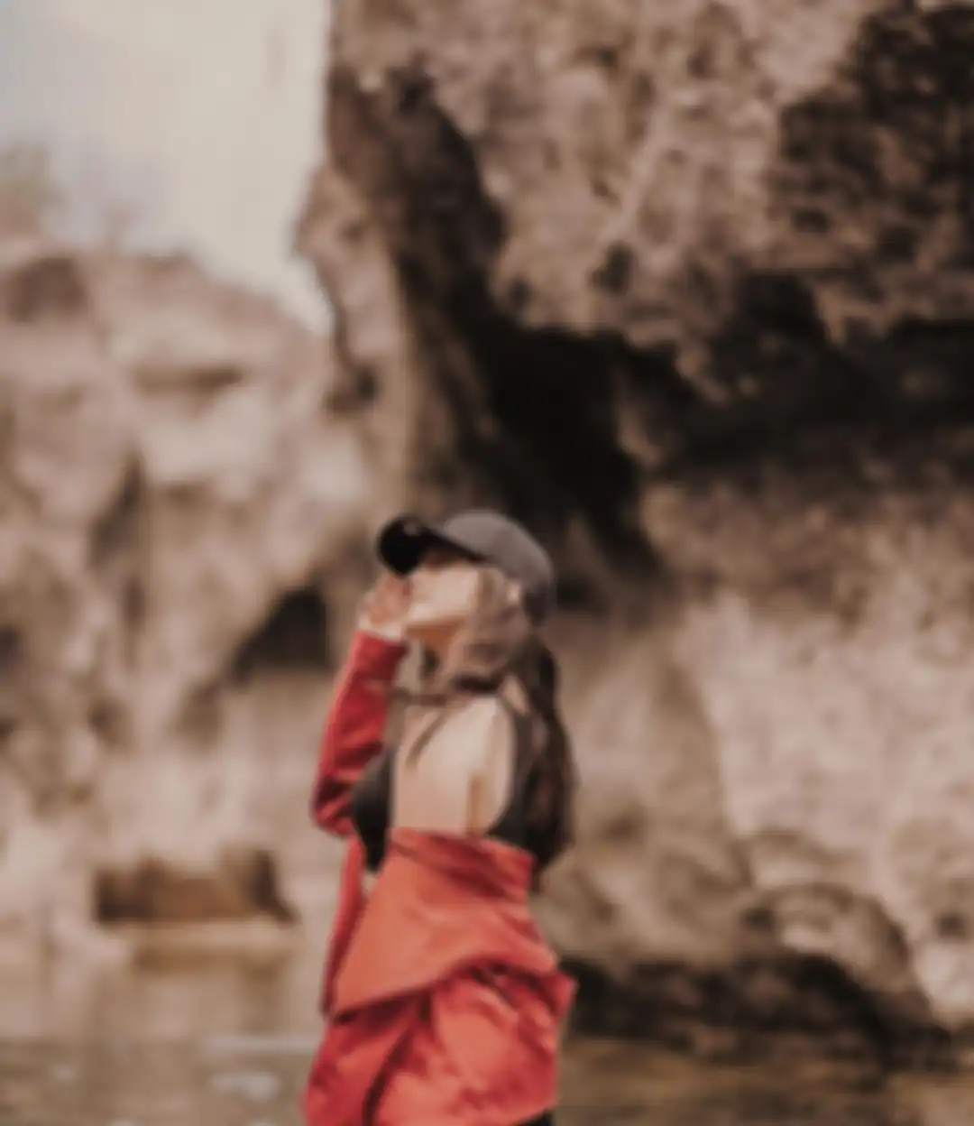 Gaya seksi Ranty Maria di Nusa Penida, Bali