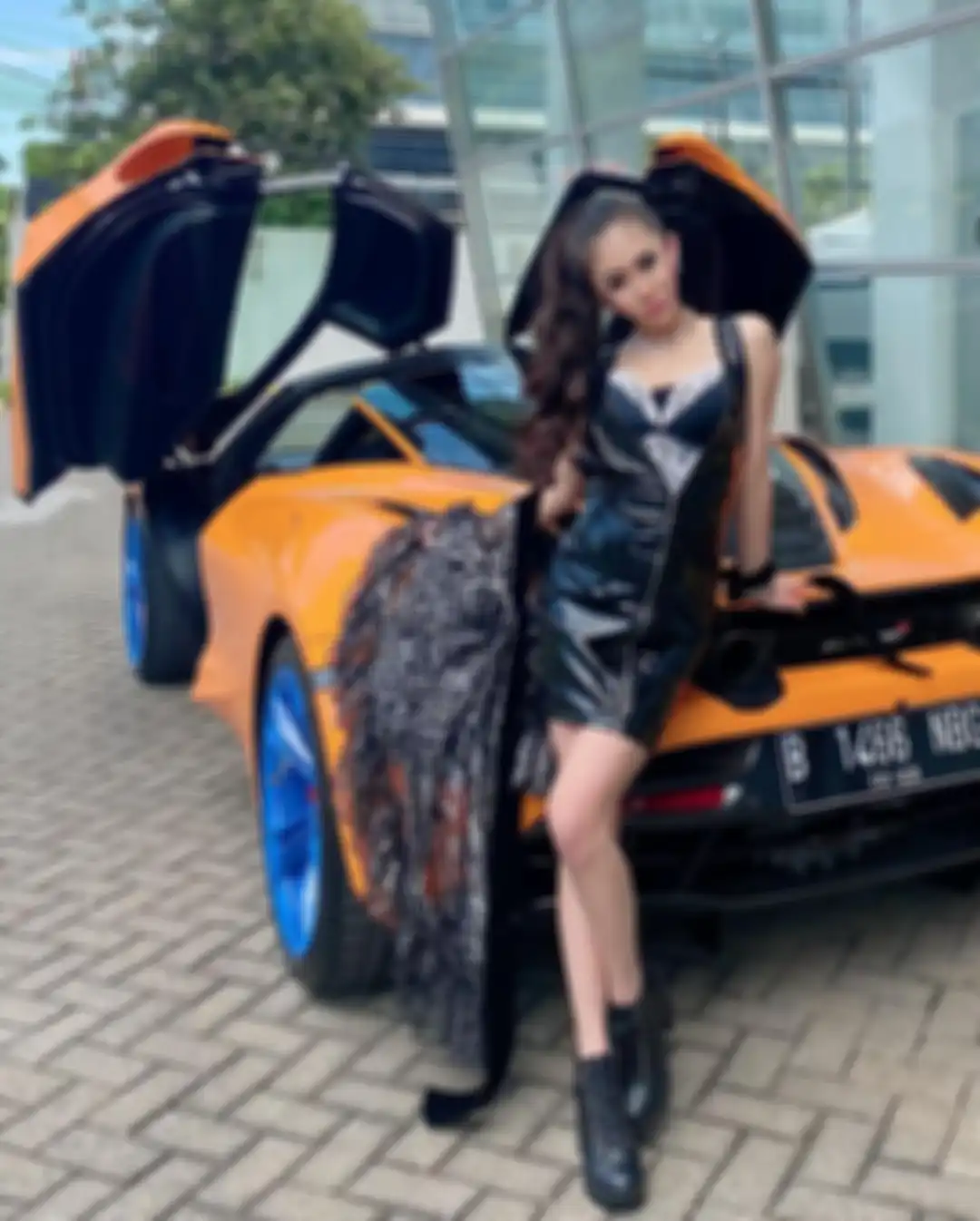 Foto Thata Anma alias Ayu Thalia. Foto bukti dugaan penganiayaan yang dilakukan anak Ahok ke artis sinetron ini diunggah.