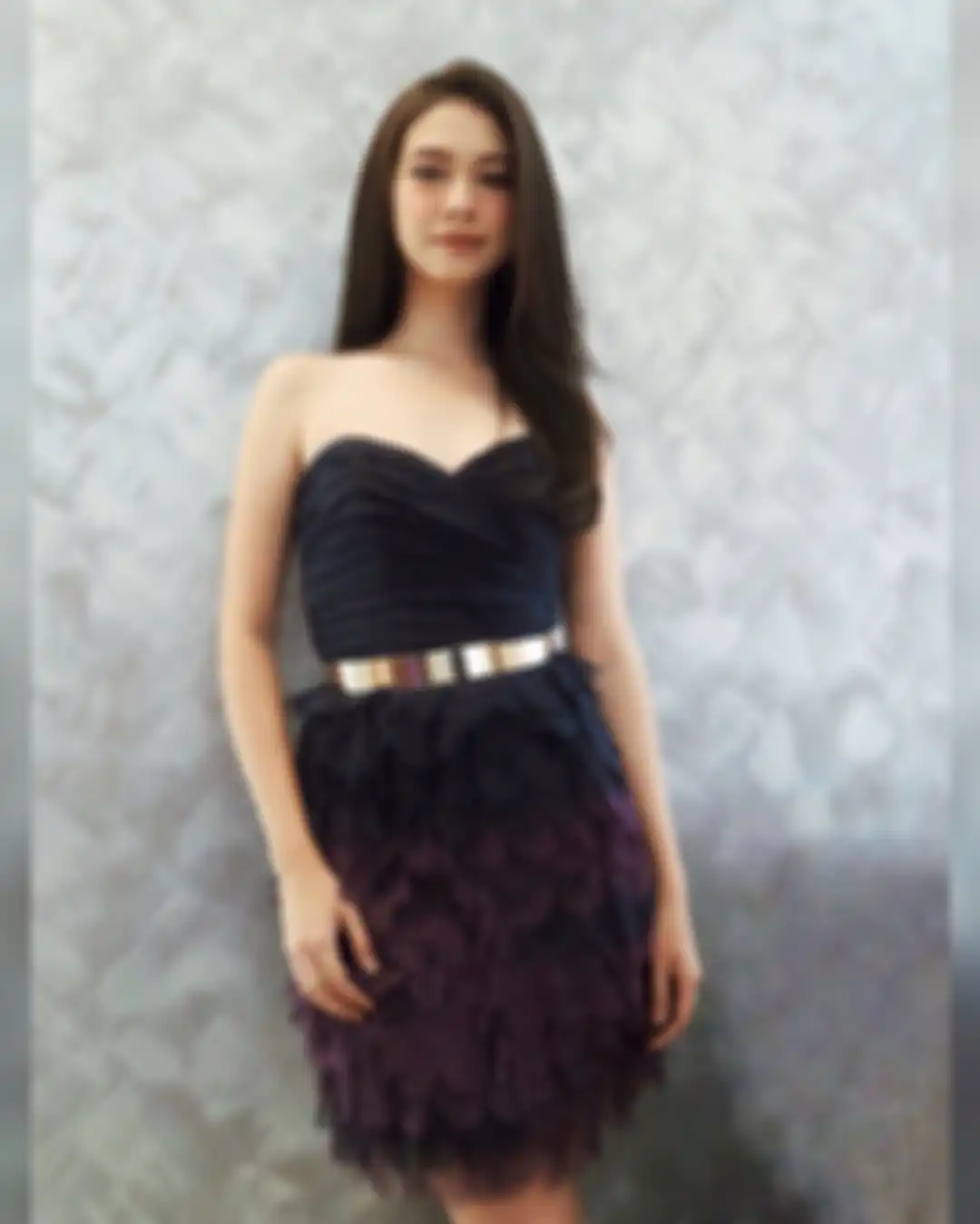 Dress kondangan ala Yuki Kato