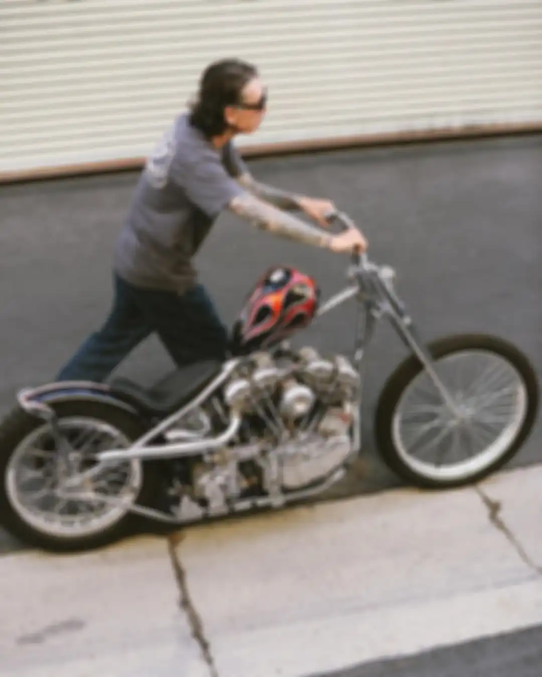 Harley Davidson Shirley Junior milik Flea Red Hot Chili Peppers.