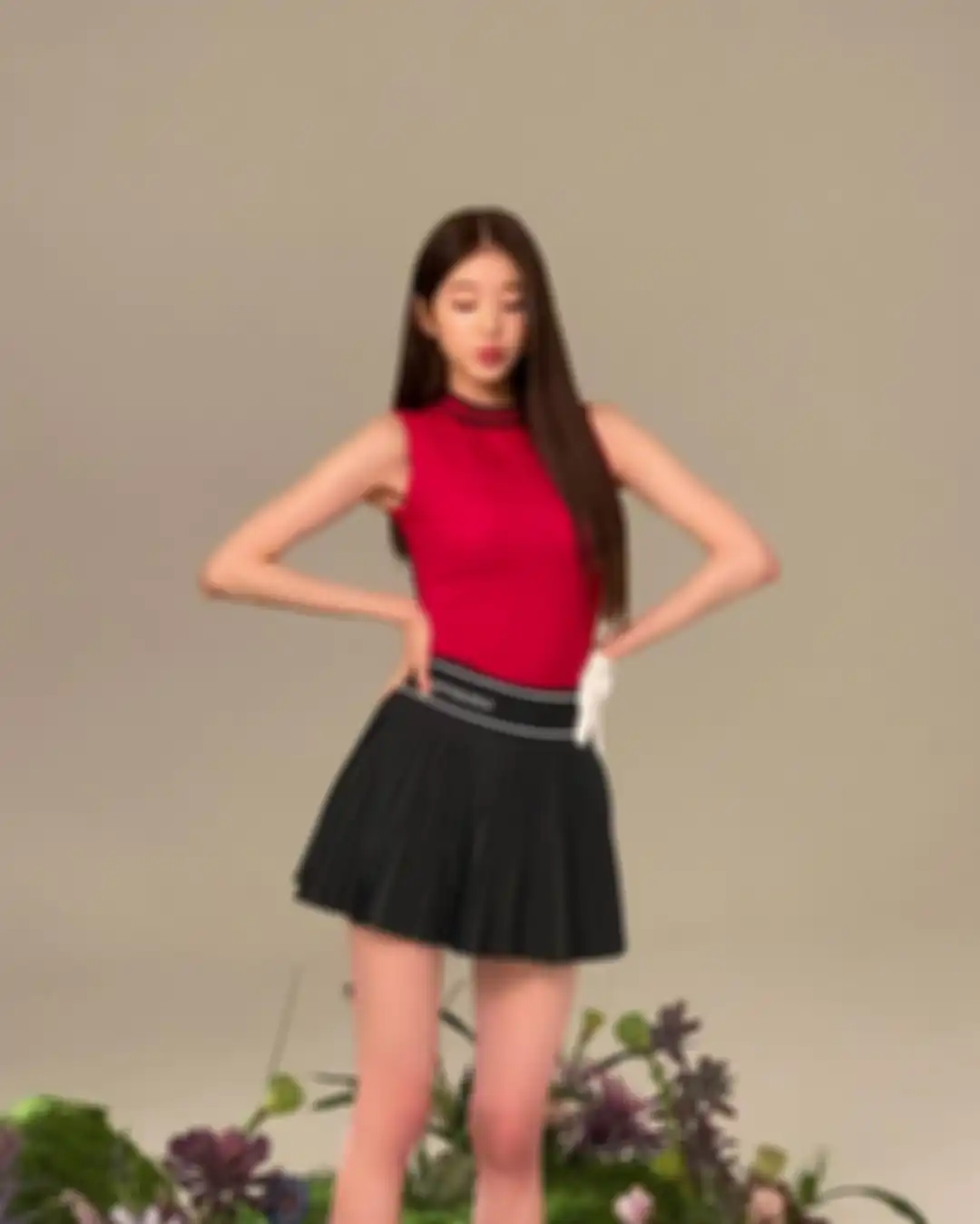 Outfit kasual Wonyoung IVE