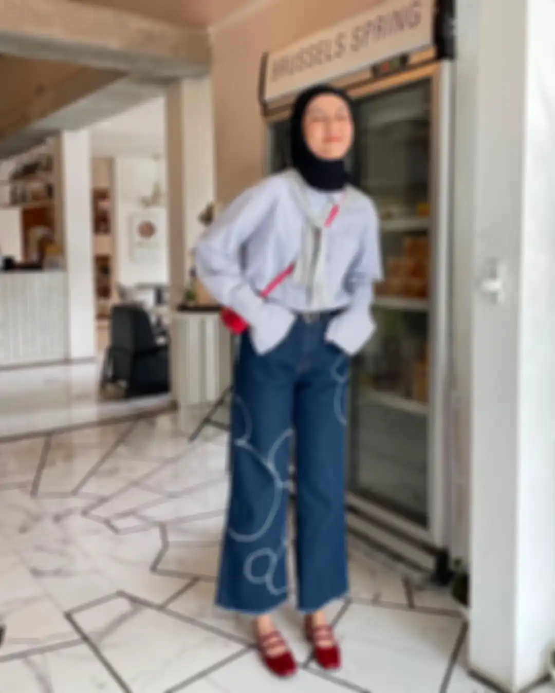 Outfit stripes ala Inas Rana