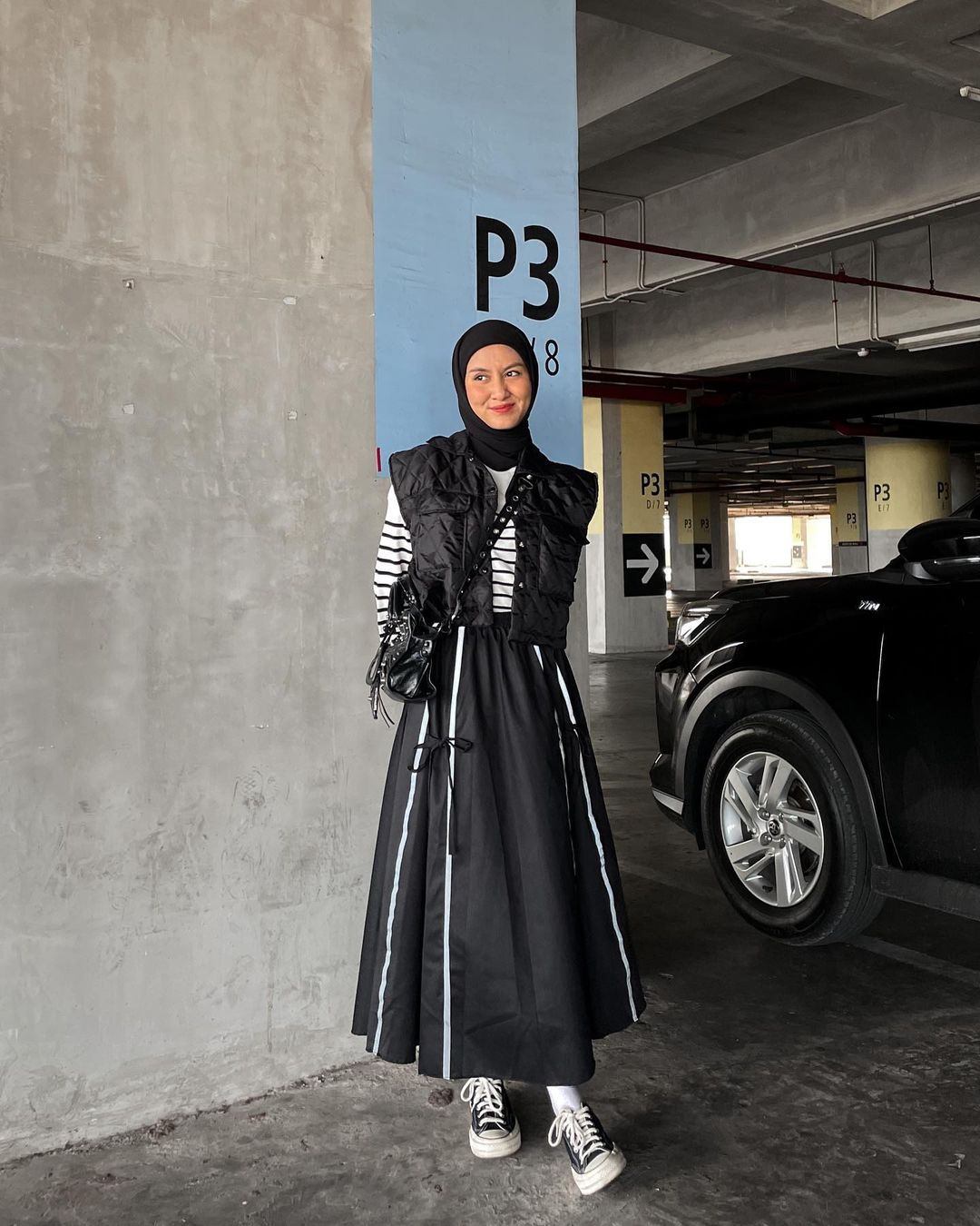 Outfit stripes ala Inas Rana