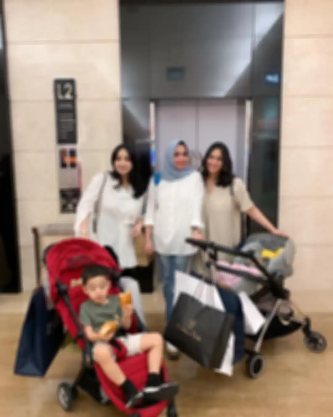 Nagita Slavina, Rieta Amilia, Marsha Tengkerm Rafathar dan Ansara